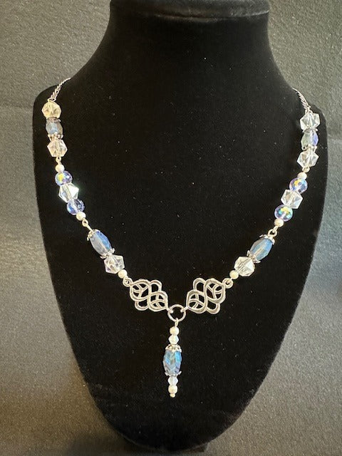 Blue Lace Agate Necklace